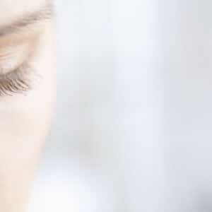 lady with focus on her eyes