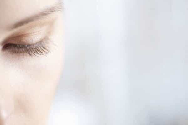 lady with focus on her eyes