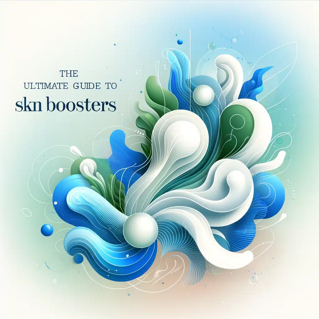 abstract image representing the ultimate guide to skin boosters.