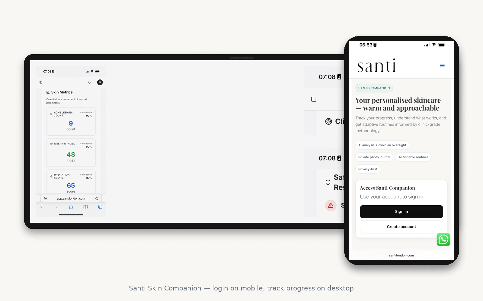 Santi Skin Companion